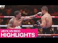 Oleksandr Usyk Stops Rico Verhoeven Highlights And KO Matchroom Boxing