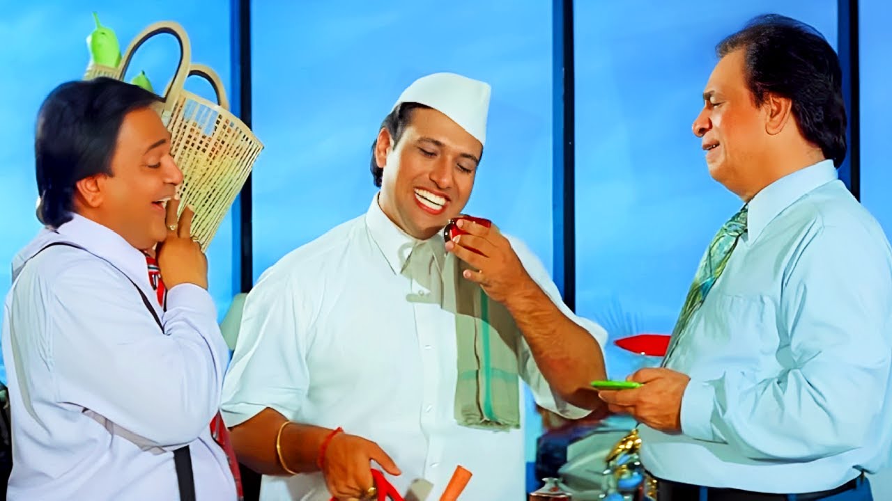 Ladki ke Chakkar Mein Arabpati Beta bana Naukar | Hero No 1 Comedy | Govinda