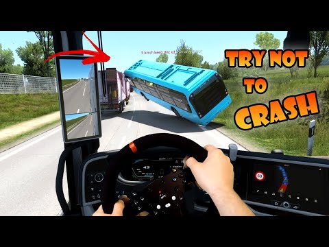 POV in ETS2 Multiplayer | Try not to crash | Calais - Duisburg full mixed reality drive, real hands