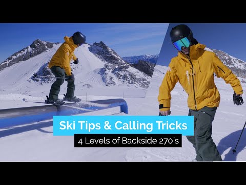 How to Backside 270 on Skis | 4 Levels of 270s