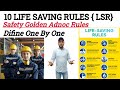 10 Life Saving Rules In Safety ADNOC Safety Golden Rules TECH ZONE One By One