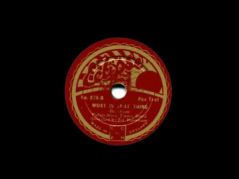 Jay Wilbur and his band -  What is that thing