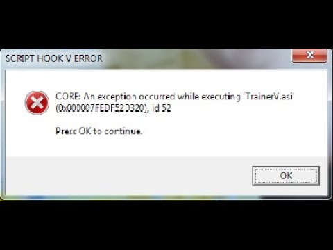 FIX Script Hook V Error CODE An error occurred while executing 'Menyoo asi' GTA 5
