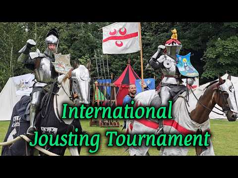 THRILLING Combat & Shattered Lances - Arundel Castle International Medieval Jousting Tournament 2024