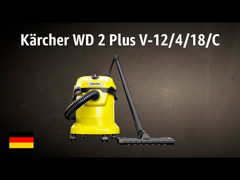 Kärcher WD 2 Plus V-12/4/18/C Dry Vacuum Cleaner | TEST | German