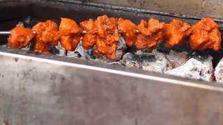 preview picture of video 'grilled chicken barbecue Indian street food Bangalore'