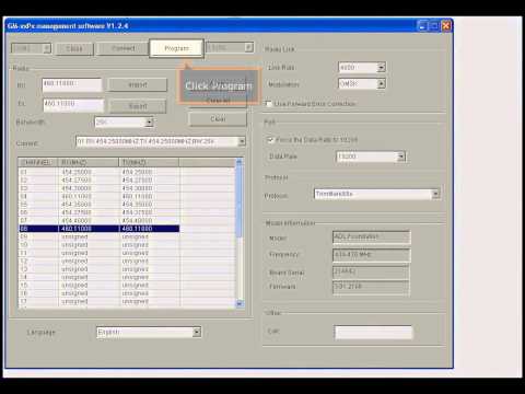 How to configure PCC Radio