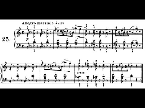 Burgmüller op. 100 n. 25 "La chevaleresque"