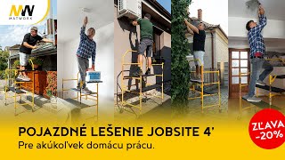 METALTECH - Ocelové pojízdné lešení Jobsite 4´