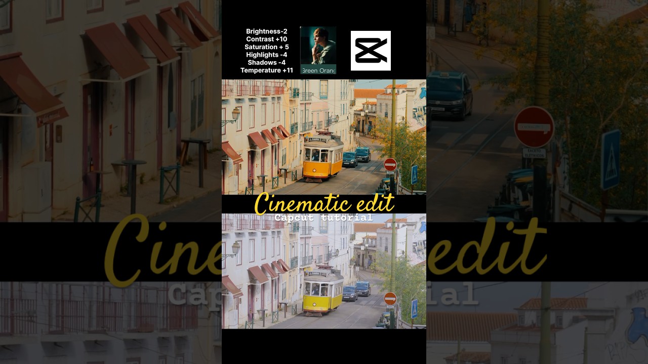 Cinematic color grading capcut tutorial #capcutedit #cinematiclook #colorgrading