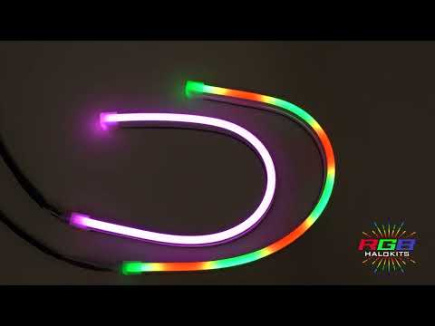 Universal Side Emitting Flexible DRL Diffused Strips | Multicolor