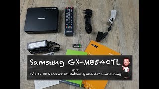 Samsung GX-MB540TL | #1 - DVB-T2 HD Receiver - Unboxing und Einrichtung