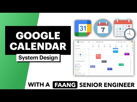 google calendar system design