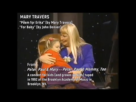 MARY TRAVERS: "Poem for Erika"/"For Baby"