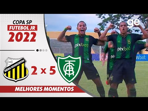 Gols e lances de Novorizontino x América-MG