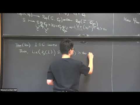 p-adic Local Systems and their Sen Operators - Tongmu He