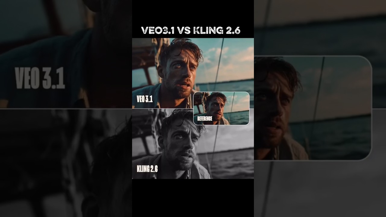 Veo3.1 vs Kling2.6 #veo3 #veo3.1 #klingai #kling2.6 #aiapps