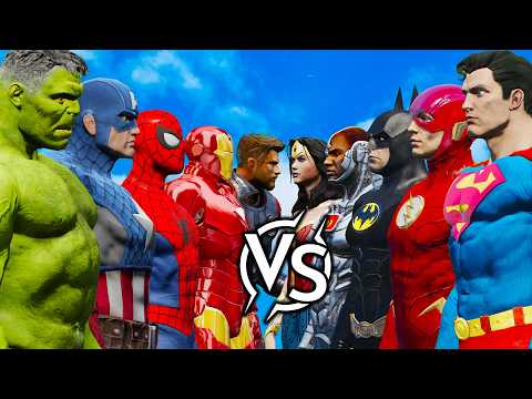 AVENGERS VS JUSTICE LEAGUE