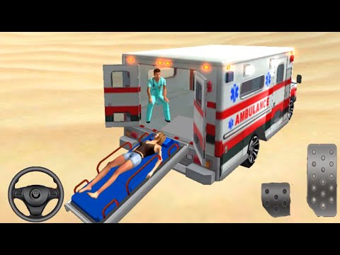 City Urban Ambulance Driver Sim - Emergency Van Rescue 3D - Android Gameplay HD #2