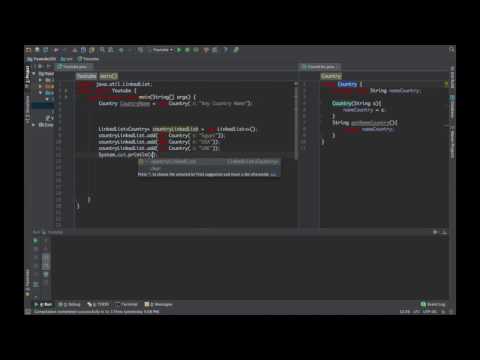 Java Programming Tutorials 39 Adding Objects To A Linkedlist Data Structure