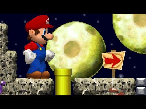 Newer Super Mario Bros. DS -  Lunar Realm (Complete World 6)
