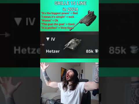 GRILLE 15 LINE Review IN 2024 WoT Blitz  #wotblitz #worldoftanksblitz #shorts #wotb