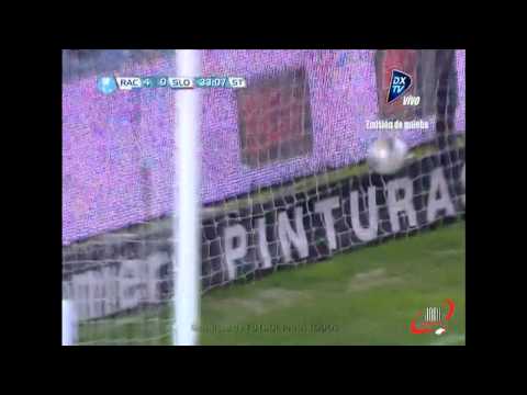 GOL EN CONTRA DE PROSPERI - SAN LORENZO 0 RACING 4 - FECHA 9 (29 09 2012)