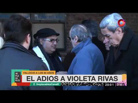 Violeta Rivas falleció a los 80 años