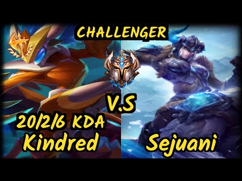 1907 FB Kirei (KINDRED) vs SEJUANI - 20/2/6 KDA JUNGLE CHALLENGER GAMEPLAY - EUW