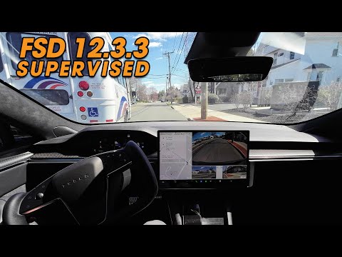 Tesla FSD (Supervised) 12.3.3 - First Impressions