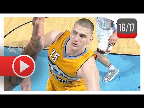 Nikola Jokic Full Highlights vs Thunder (2017.04.12) - 29 Pts, 16 Reb, 8 Ast, 5 Blocks