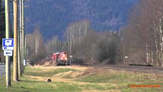 preview picture of video '#436 Eastbound at Agassiz  2014 01 06'