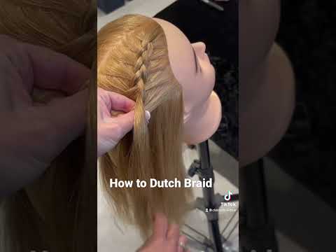 How to Dutch Braid #dutchbraidhairstyles #hairideas #braids #braidstyles #hairtutorial #braidvideo