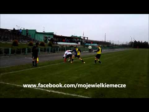 Końcówka meczu Fortuna Głogówek - KS Krapkowice 3-2 (29.11.2014)