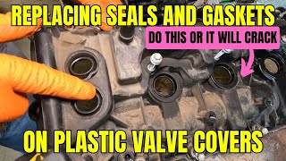 How to easily replace seals and gaskets on plastic valve covers (spark plug tubes and vvt solenoids)