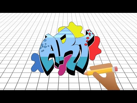 How to Draw Graffiti Letters Video