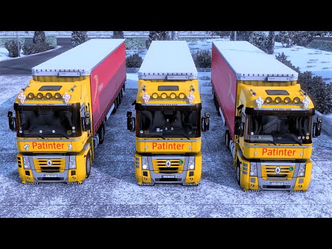 ETS2 1.46 Convoy Multiplayer with mods RENAULT MAGNUM 440 (Limoges 🇫🇷-Clermont-Ferrand 🇫🇷)