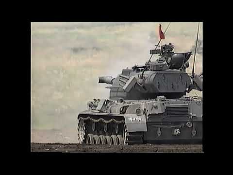 JGSDF TYPE 61 MBT LIVE FIRING.