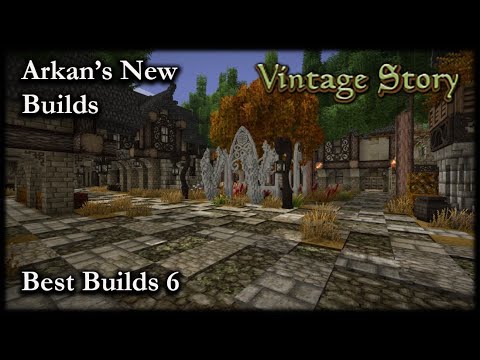 Vintage Story Best Builds 6 Arkan's New Builds & Impressive Detailing (Video in English & Russian)