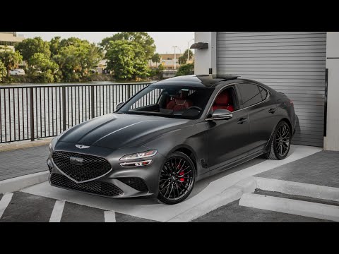 4K Cinematic Video of the All New Redesigned Genesis G70 3.3TT Launch Edition 2022