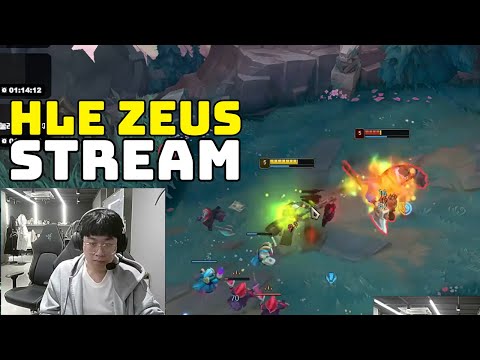 HLE Zeus Stream Jayce Dominate Rank 1 Sion
