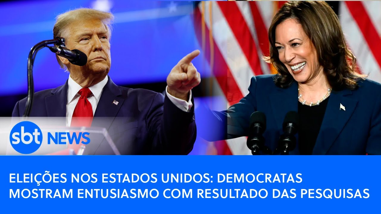 Eleições nos Estados Unidos: Democratas mostram entusiasmo com resultado das pesquisas