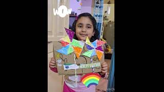 Class 1 Windmill Paper Bag Activity