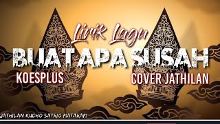 Download lagu Buat Apa Susah Versi Jathilan cover mp3