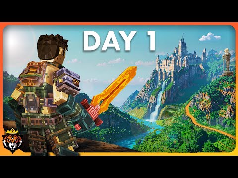 DAY 1 First Look at this New INCREDIBLE Survival RPG... 