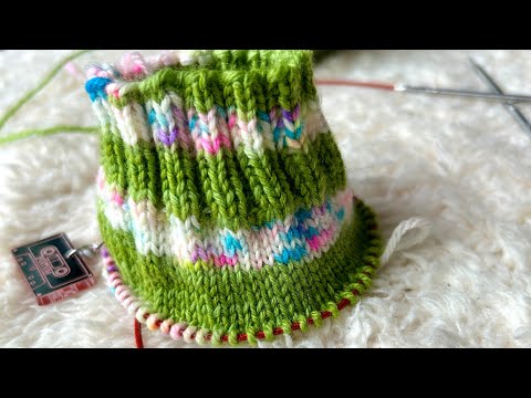 Easiest way to knit socks – with circular knitting needles