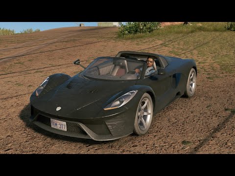 Watch Dogs 2 HDR Exotic Sports Car No HUD Max Quality PS4 PRO