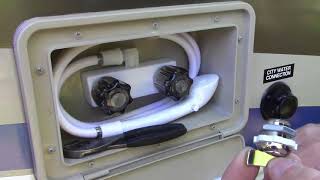 Installing thumb lock in our rv shower door