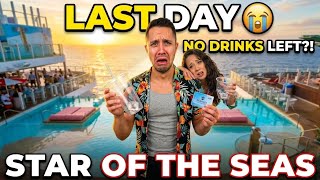Our LAST DAY on STAR OF THE SEAS! 😭 (Bar Crawl Finale, Giovanni’s & Night Mini Golf) | Vlog Day 7