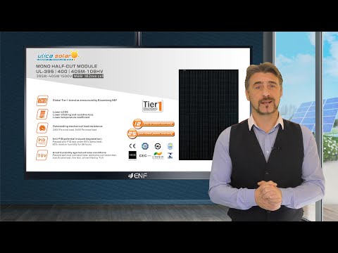 Ulica Solar - UL-395-405M-108HV Solar Module Series